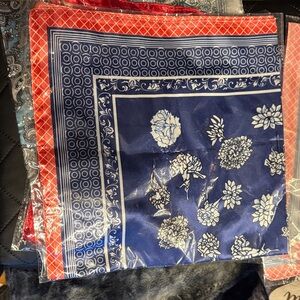 NEW! Set of 7 Paisley Bandana Scarves – Hair Neck Bag Styling / Boho